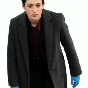 Furious S01 Emmy Rossum Grey Wool Coat