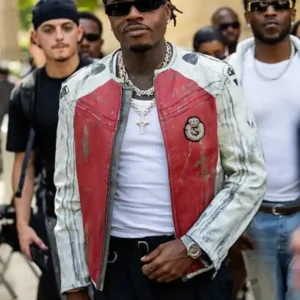 Gunna Paris Fashion Week 2026 Leather Jacket