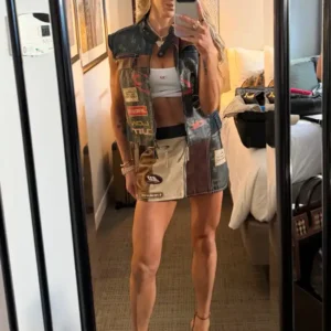 Jaded London Daytona Charlotte Flair Moto Vest