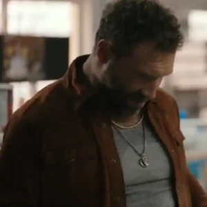Jai Courtney 2026 TV Series Dutton Ranch S01 Rob-Will Jackson Brown Suede Jacket
