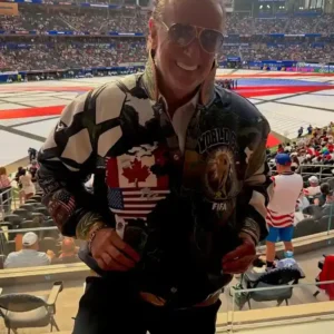 Jeff Hamilton FIFA World Cup 2026 Leather Bomber Jacket For Men and Women