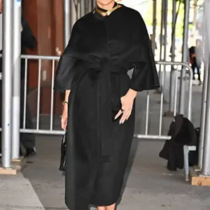 Jennifer Lopez CBS Studios Manhattan New York City 2026 Black Trench Coat