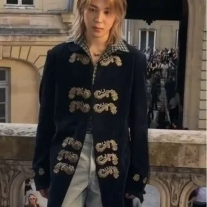 Jimin Dior Fashion Show Napoleon Coat Jacket
