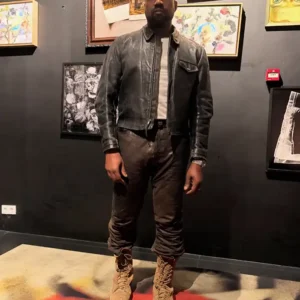 Kanye West Celebrate 49th Birthday 2026 Birthday Black Leather Jacket For Men and Women