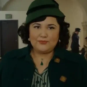 Karen Rodriguez TV Series Spider-Noir 2026 Janet Ruiz Green Wool Coat  For Women