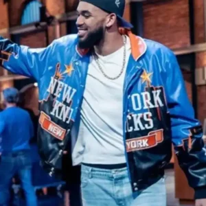 Karl-Anthony Towns 2026 The Tonight Show Starring Jimmy Fallon New York Knicks Jacket