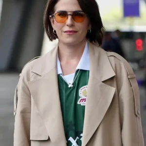 Karla Souza FIFA World Cup 2026 Festivities Beige Trench Coat