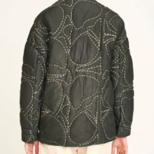 Kerri Kenney TV Series The Four Seasons S02 Anne Charcoal Quilted Jacket