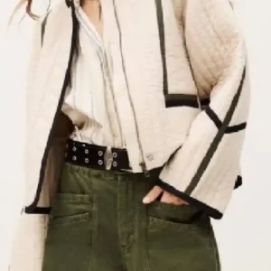 Kim Spradlin Wolfe Rock The Block S07 White Jacket