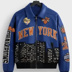 Kith New York Knicks 2026 Champions Leather Jacket