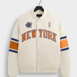 Kith New York Knicks 2026 Champions Off White Jacket