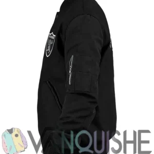 Las Vegas Raiders MA-1 Historic Black Varsity Jacket For Men and Women