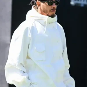 Lewis Hamilton Canadian GP 2026 White Hooded Style Jacket For Men and Women