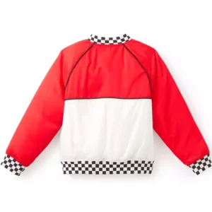 Lightning McQueen Racing Legend Red and White Jacket