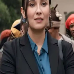 Lilah Richcreek TV Series A Man on the Inside Julie Black Blazer For Women