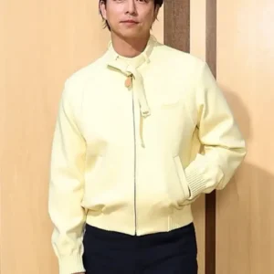 Louis Vuitton SS27 Gong Yoo Yellow Leather Jacket