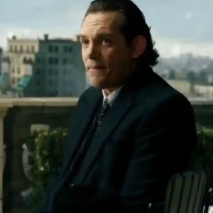 Lukas Haas TV Series Spider-Noir 2026 Winston Black Wool Coat