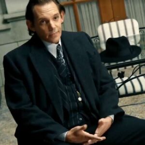 Lukas Haas TV Series Spider-Noir 2026 Winston Black Wool Coat For Men