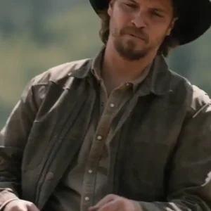 Luke Grimes 2026 TV Series Marshals S01 Kayce Dutton Brown Jacket