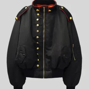 Marching Band Black Bomber Jacket For Men and Women