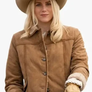 Marshals S01 Dolly Weaver Brown Suede Jacket