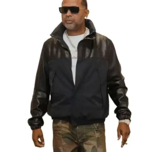 Mike Epps We Them One’s Comedy Tour 2026 Black Parachute With Leather Bomber Jacket
