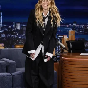 Milly Alcock The Tonight Show With Jimmy Fallon 2026 Black Blazer