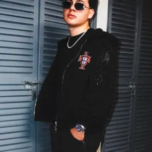 Momm Studios World Cup Portugal Black Hoodie