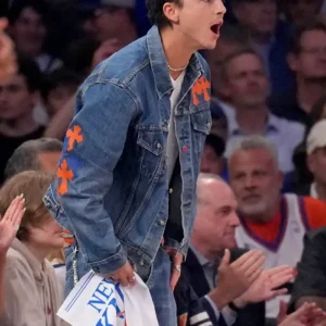 NBA Finals Timothee Chalamet Game 4 Denim Jacket