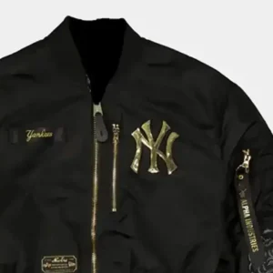 NEW YORK METS X ALPH x New Era L-2B Cropped Bomber Jacket For Men and Women
