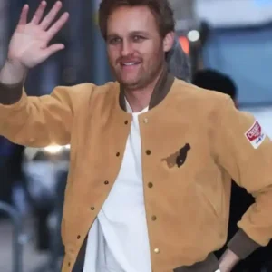 NYC 2026 Wyatt Russell Brown Jacket