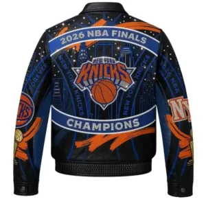 New York Knicks 2026 JH Design NBA Finals Champions Leather Jacket
