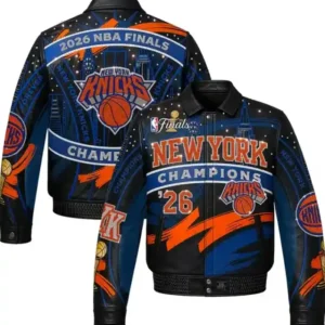 New York Knicks 2026 JH Design NBA Finals Champions Leather Jacket For Men and Women