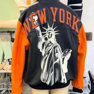 New York Knicks NBA Finals Champions Leather Jacket 2026