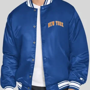 New York Knicks Starter Basketball Logo Jacket