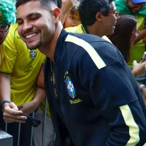 Nike x Jordan World Cup 2026 Brazil National Team Navy Blue Jacket For Men and Women