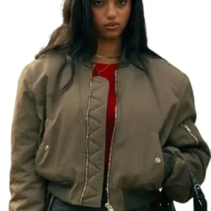 Not Suitable for Work Abby Chilukuri Bomber Jacket