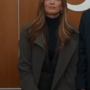 Office Romance 2026 Jackie Cruz Grey Coat