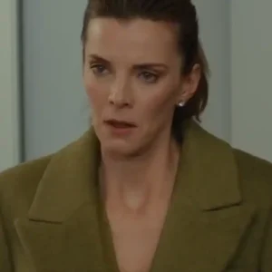 Office Romance 2026 Sydney Bloom Green Coat