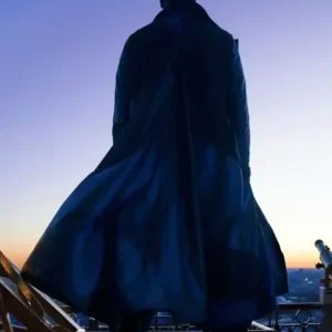 Omar Sy 2026 TV Series Lupin S04 Assane Diop Black Wool Trench Coat For Men