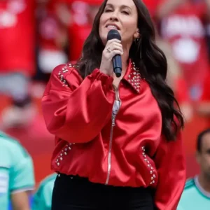 Openeing Ceremony 2026 Alanis Morissette Red Jacket