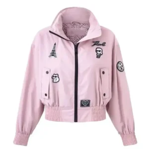 Paris Hilton Spring Summer 2026 Pink Bomber Jacket