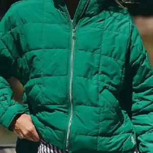 Pippa Packable Dark Green Puffer Jacket