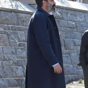 Rahul Kohli 2026 The Exorcist Navy Blue Long Coat