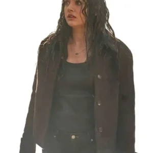 Shop Alice Dhawan TV Series The Way Home S04 Brown Cropped Wool Jacket