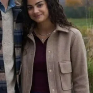 Shop Alice Dhawan TV Series The Way Home S04 Grey Wool Utility Jacket