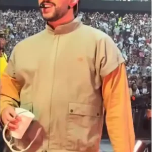 Shop Bad Bunny DTMF Madrid Tour 2026 Adidas Green Track Jacket