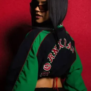 Shop Becky G Godspeed New York GT 2026 Exico vs Australia Match Cropped Jacket