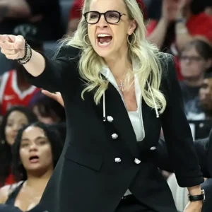 Shop Becky Hammon New York Liberty vs Las Vegas Aces Black Blazer