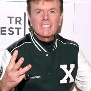 Shop Cal Dodd AKA WOLVERINE X-Men 97 Green and White Letterman Varsity Jacket